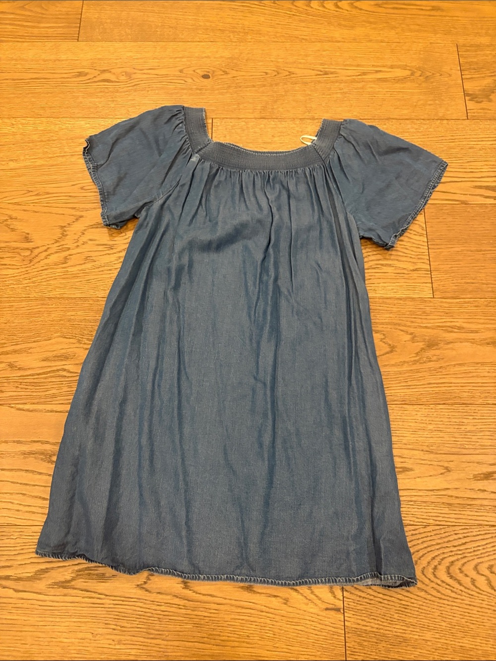 GAP women’s Blue Chambray denim  Peasant Dress